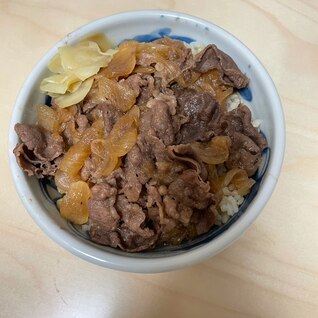 簡単牛丼